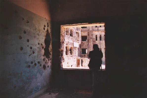 Foto di Valentina Perniciaro _Quel che rimane di un ospedale in una cittadina ormai fantasma del Golan siriano_