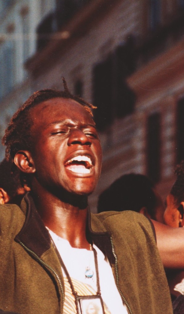 Foto di Valentina Perniciaro -corteo per il diritto all'abitare