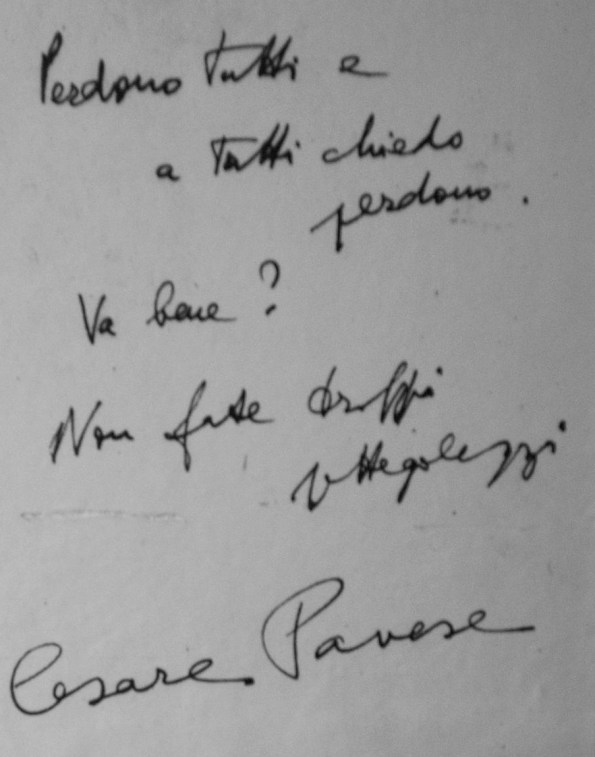 Cesare Pavese suicida
