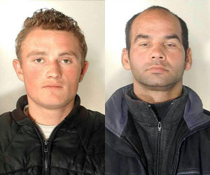 a sinistra Alexandru Isztoika, a destra Karol Racz