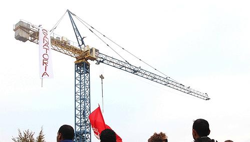 Manifestazione non aurizzata degli immigrati