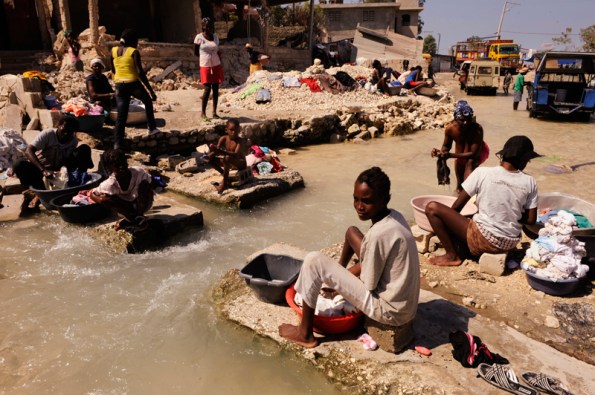 Between Port-au-Prince and Leogane, Haiti. Feb. 3, 2010.