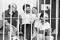 Alcuni militanti delle BR durante un processo